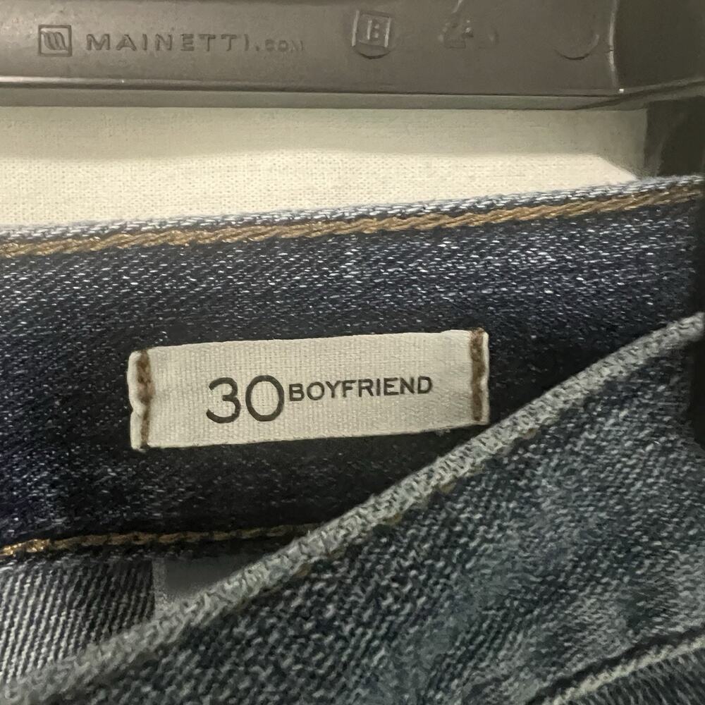 Banana Republic Premium Denim Womens Boyfriend Jeans Size 30 Blue 5 Wide Leg - Picture 4 of 11